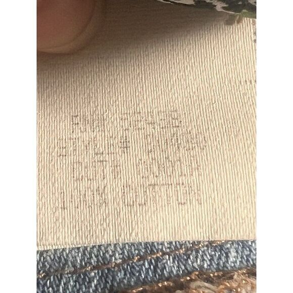 Vintage 80’s 90s Y2K Vintage Blue Tiered Denim Prairie Dress Sz L.        Bb - Picture 6 of 8